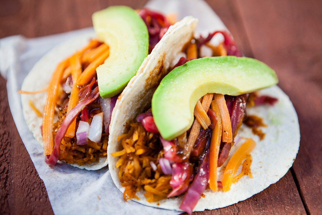 The Shredded Squash Taco from Silver Seed Food Trailer