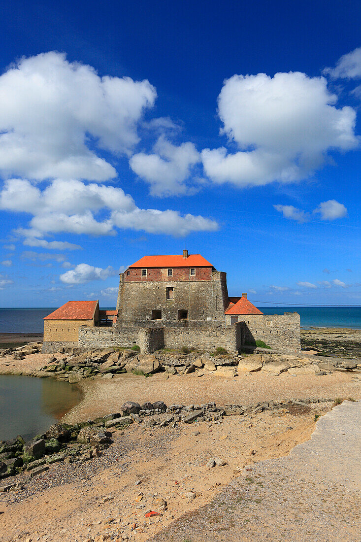 Frankreich, Nordküste. Ambleteuse. Fort Mahón