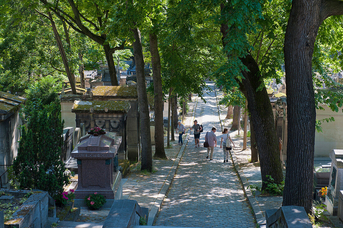 Frankreich, Paris 20. Bezirk. Friedhof Père Lachaise