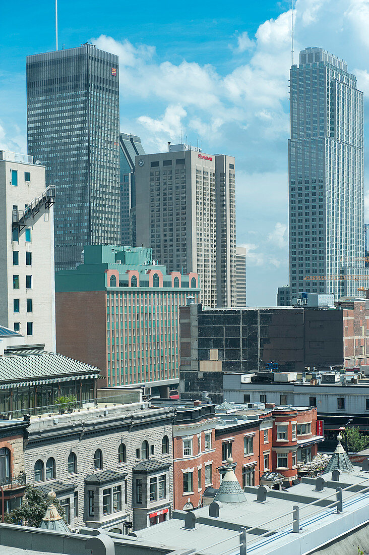 Canada. Province of Quebec, Montreal. The city center