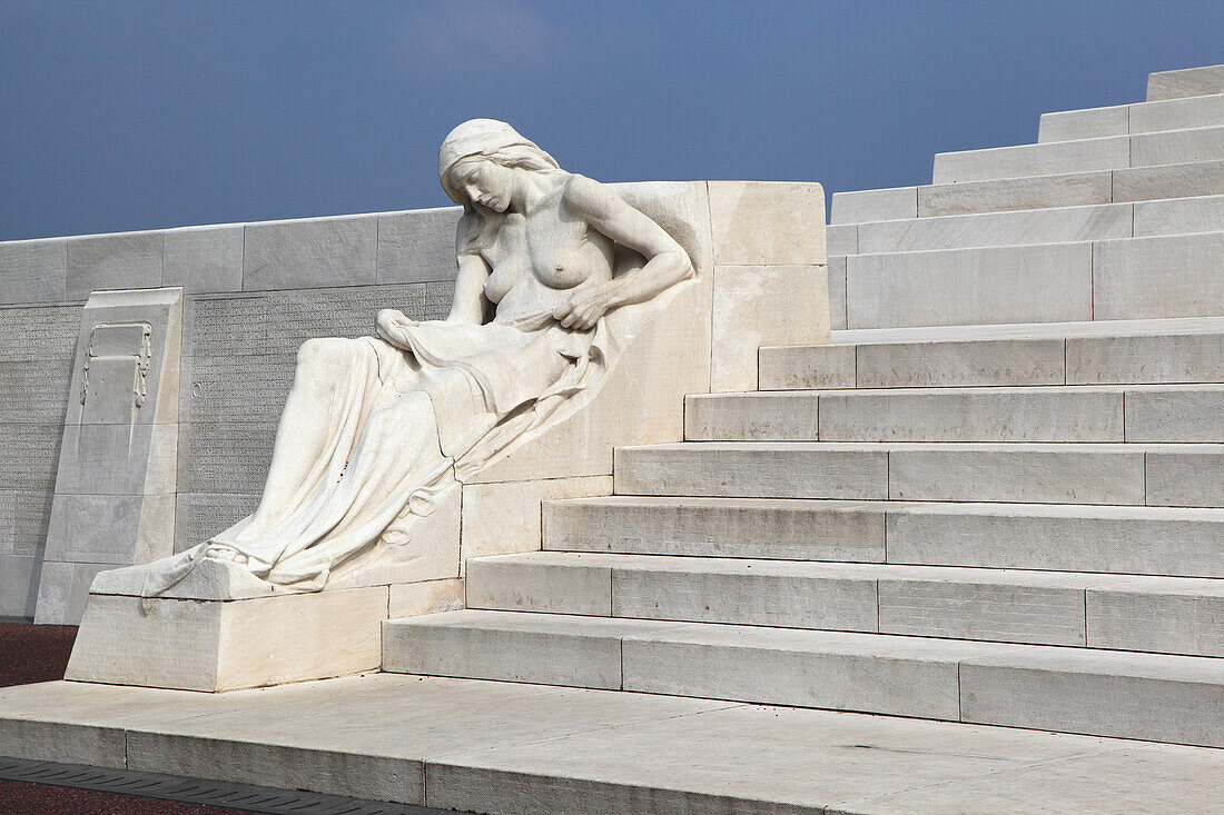 Frankreich, Nordfrankreich, Vimy, Denkmal des Ersten Weltkrieges.