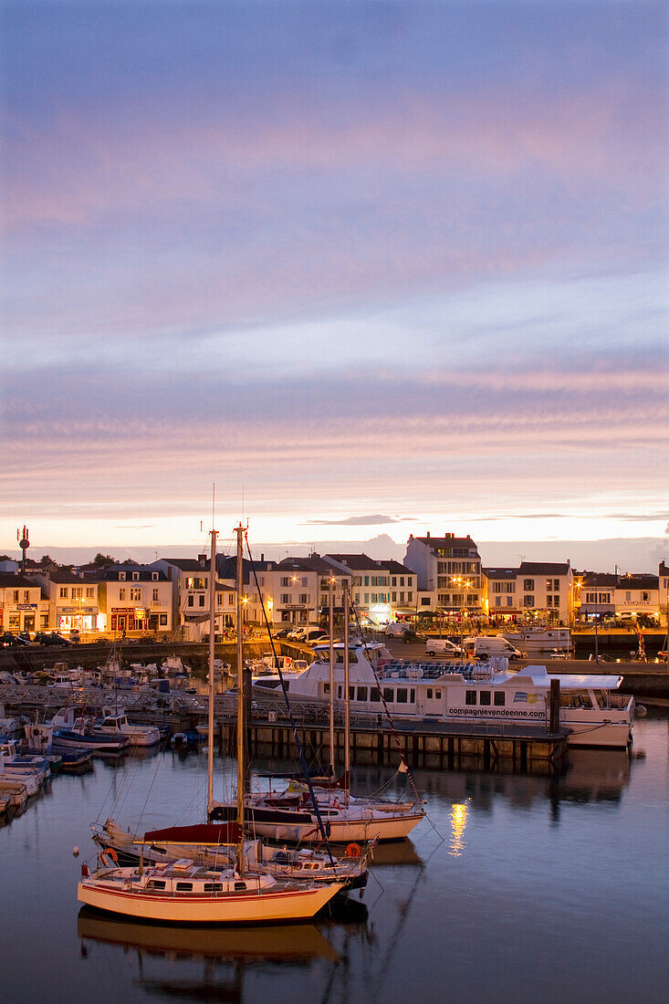 Frankreich, Westfrankreich, Yeu Insel, Hafen-Joinville.