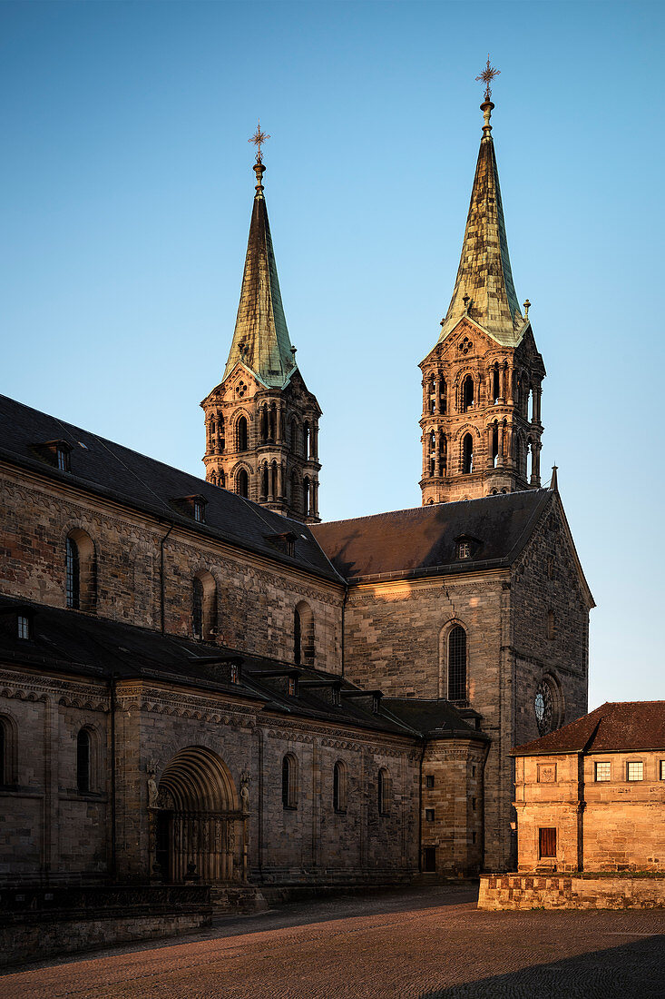 UNESCO World Heritage Bamberg historic centre, Bamberg Cathedral, Bamberg, Frankonia, Bavaria, Germany