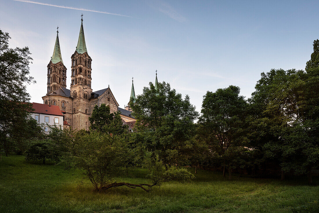 UNESCO World Heritage Bamberg historic centre, Bamberg Cathedral, Bamberg, Frankonia, Bavaria, Germany