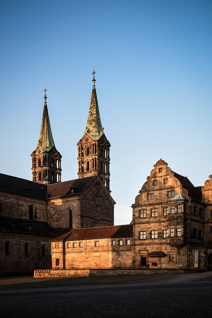 UNESCO World Heritage Bamberg historic centre, Bamberg Cathedral, Bamberg, Frankonia, Bavaria, Germany