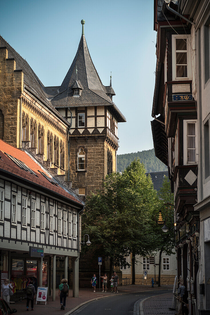 UNESCO Welterbe Historische Altstadt Goslar, Harz, Niedersachsen, Deutschland