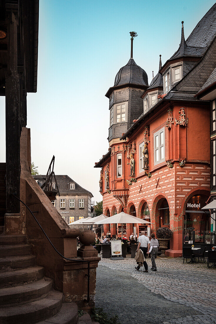 UNESCO World Heritage historic old town of Goslar, Harz mountains, Lower Saxony, Germany