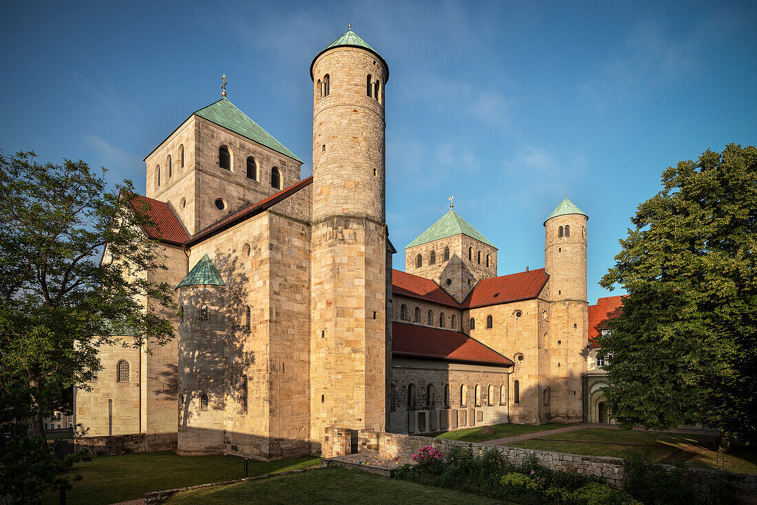 UNESCO Welterbe Michaeliskirche, St. Michael in Hildesheim, Niedersachen, Deutschland