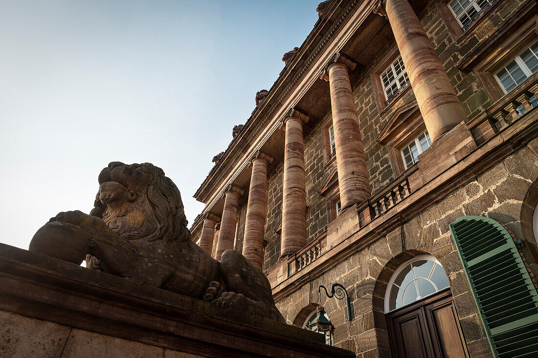 UNESCO World Heritage Wilhelmshoehe mountain park, Wilhelmshoehe castle, Kassel, Hesse, Germany