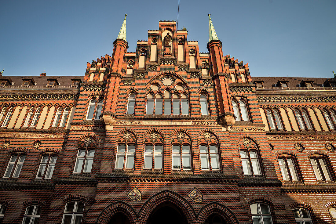 UNESCO Welterbe Hansestadt Lübeck, historische Häuser in der Altstadt, Schleswig-Holstein, Deutschland