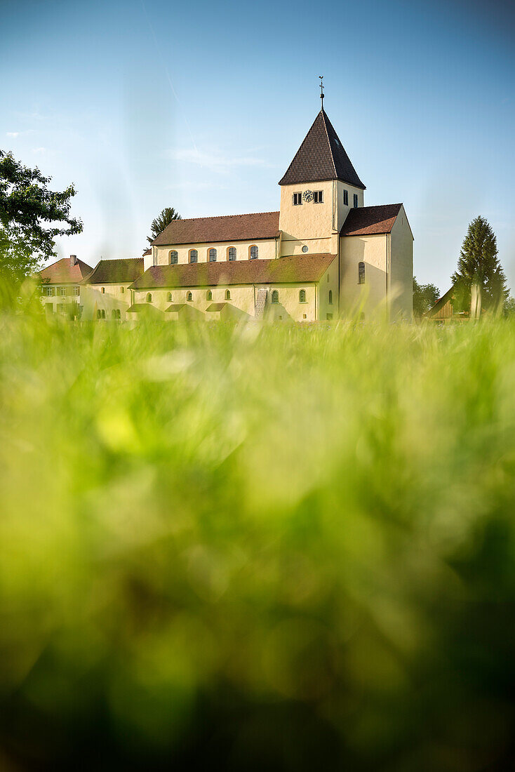 UNESCO Welterbe Klosterinsel Reichenau, Basilika St. Georg in Oberzell, Insel Reichenau im Bodensee, Baden-Württemberg, Deutschland