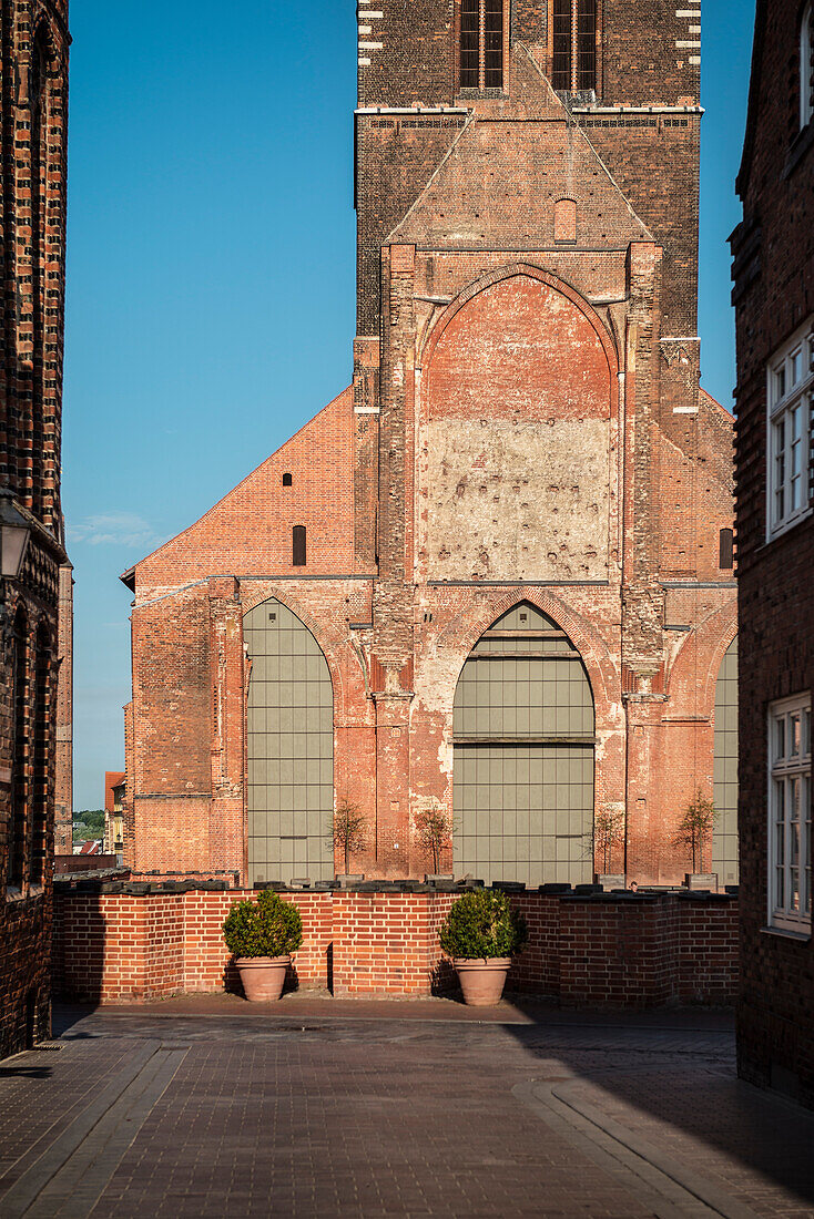 UNESCO World Heritage Hanseatic city of Wismar, church of St. Mary, Wismar, Mecklenburg-West Pomerania, Germany