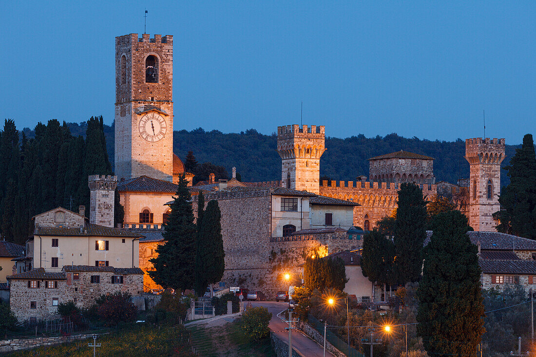 Abbazia de San Michele Arcangelo, Kloster,  Passignano, bei Tavernelle Val di Pesa, Chianti, Toskana, Italien, Europa