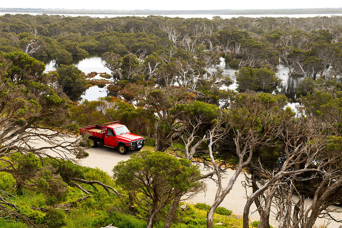 Jerdajuttup Lake in der Fitzgerald River Biosphere in Westaustralien