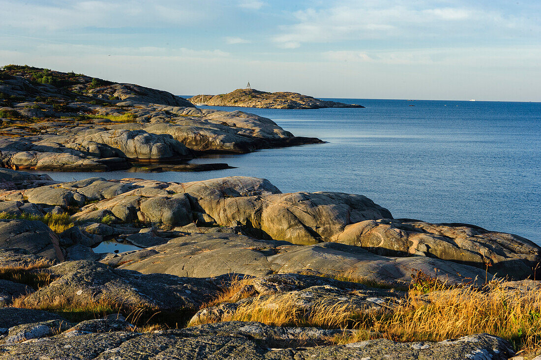 Rocks on the coast in Stora Amunddoen Nature Park, Sweden