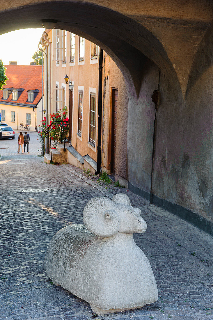 Street scenes old town, Schweden