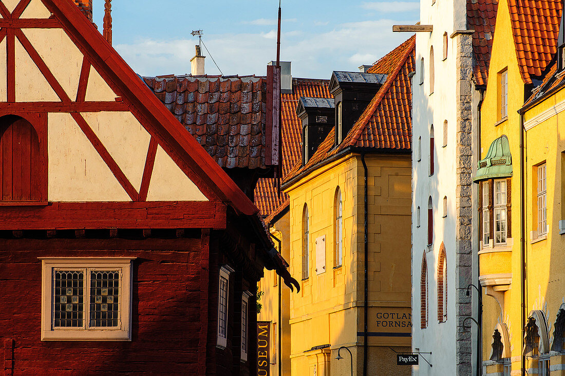 Street scenes old town, Schweden