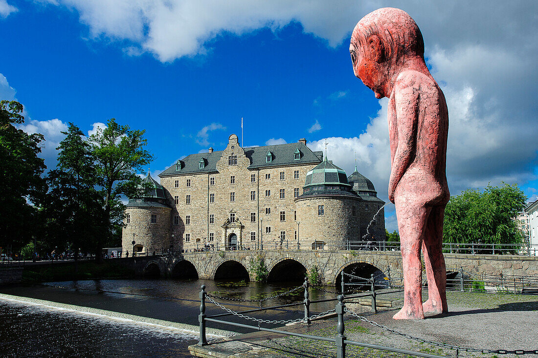 Modern art around the castle and castle park, Sweden