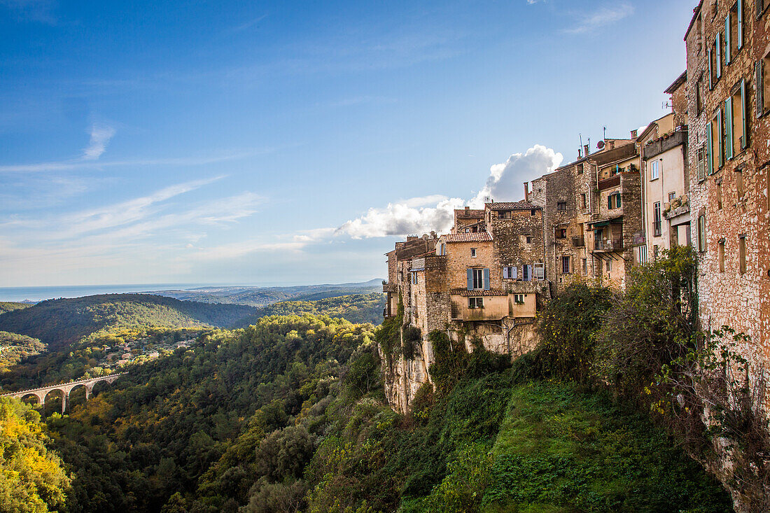 village of tourrettes sur loup, alpes-maritimes, provence-alpes-cote d'azur (06), france