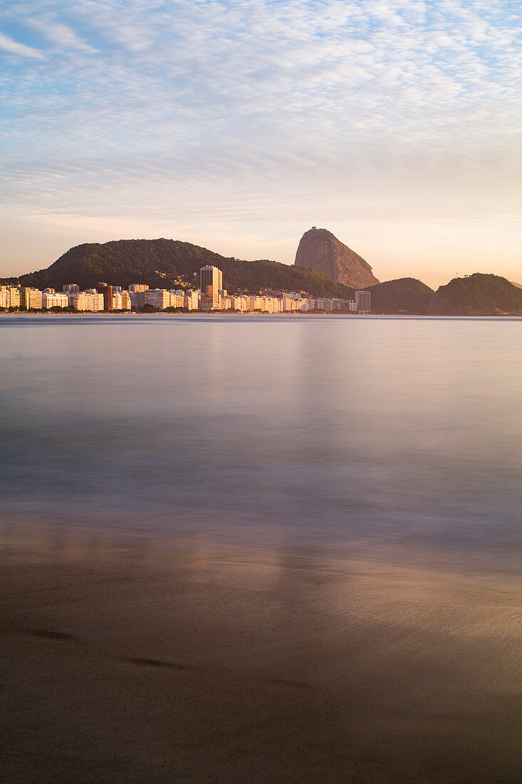 Copacabana beach and Sugar Loaf, Rio de Janeiro, Brazil, South America