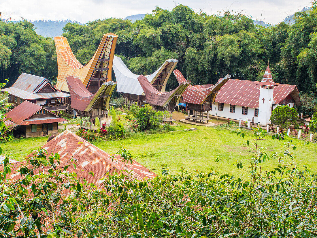 Small village, Tana Toraja, Sulawesi, Indonesia, Southeast Asia, Asia