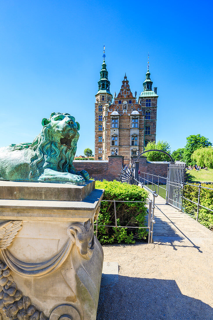 Rosenborg Castle built in the Dutch Renaissance style, Copenhagen, Denmark, Europe