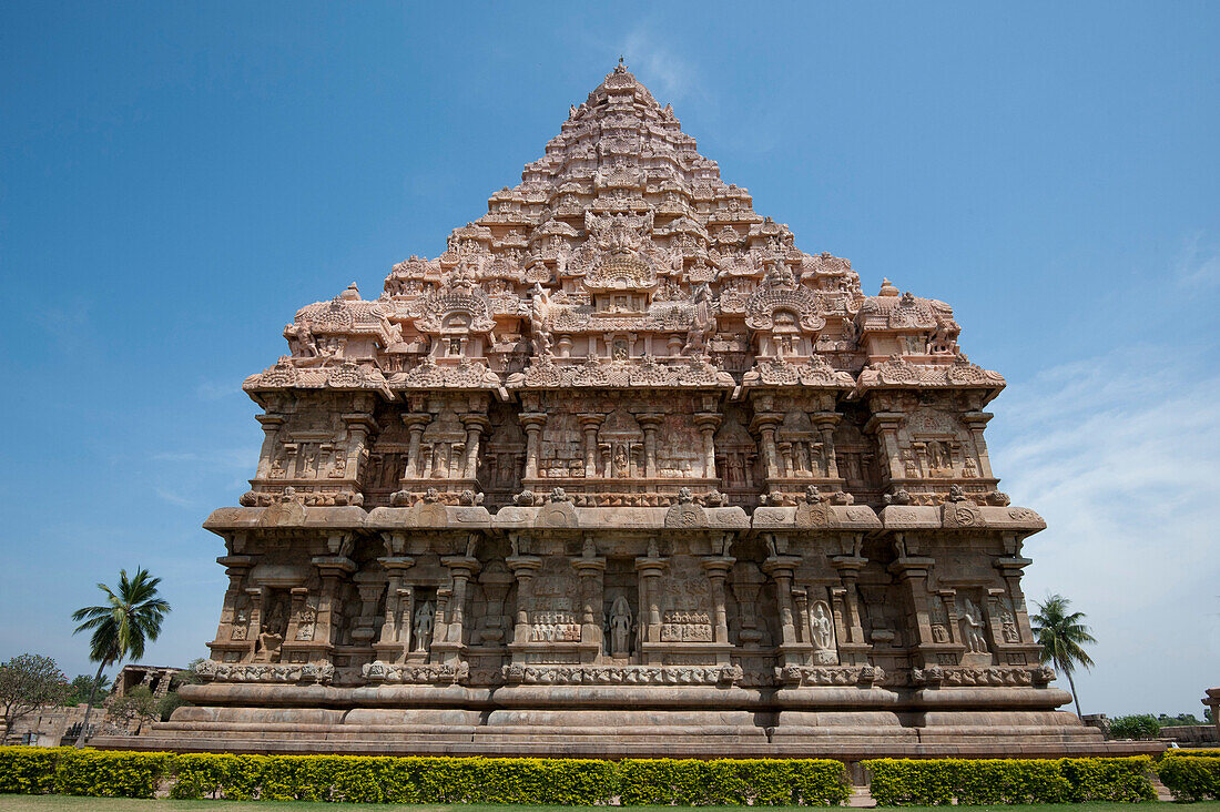 The vimala section of Gangaikonda Cholapuram, built in the 11th century as the capital of the Chola dynasty in southern India, Tamil Nadu, India, Asia