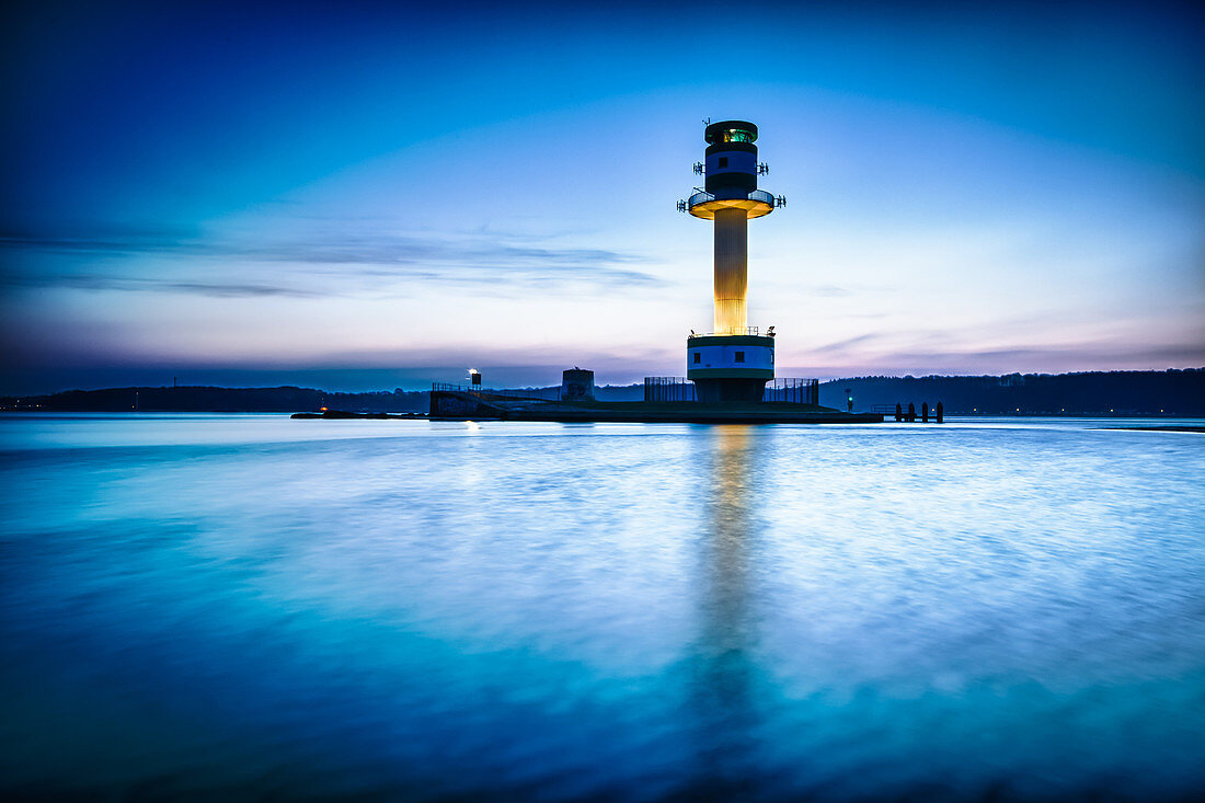 Leuchtturm, Falkenstein, Ostsee, Kiel, Kieler Förde, Schleswig Holstein, Deutschland