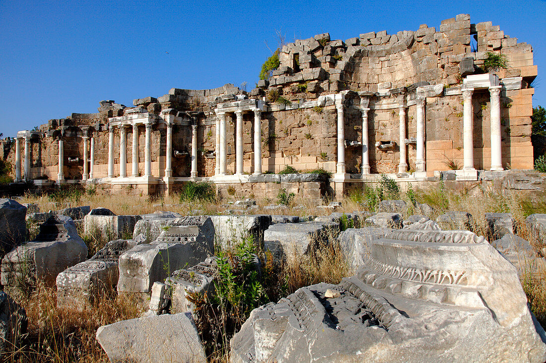 Turkey, province of Antalya, Side, nymphea