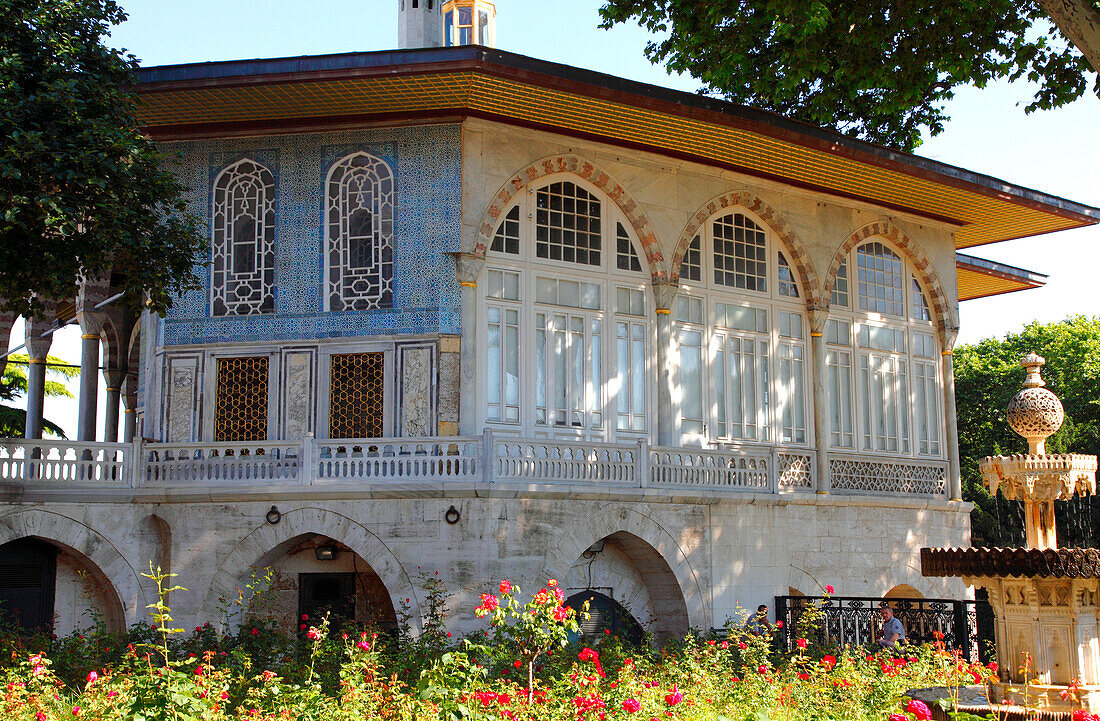 Turkey, Istanbul, municipality of Fatih, district of Sultanahmet, Topkapi palace (Topkapi sarayi), Erevan pavilion