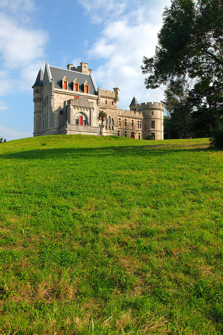 France, Aquitaine, Pyrenees Atlantiques (64), Basque country, province of Labourd, Hendaye, Abbadia castle