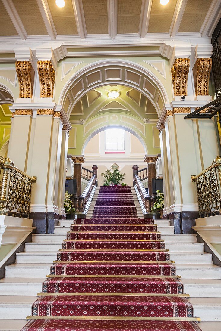 England, West Midlands, Birmingham, Victoria Square, The Council House,Entrance Stairway