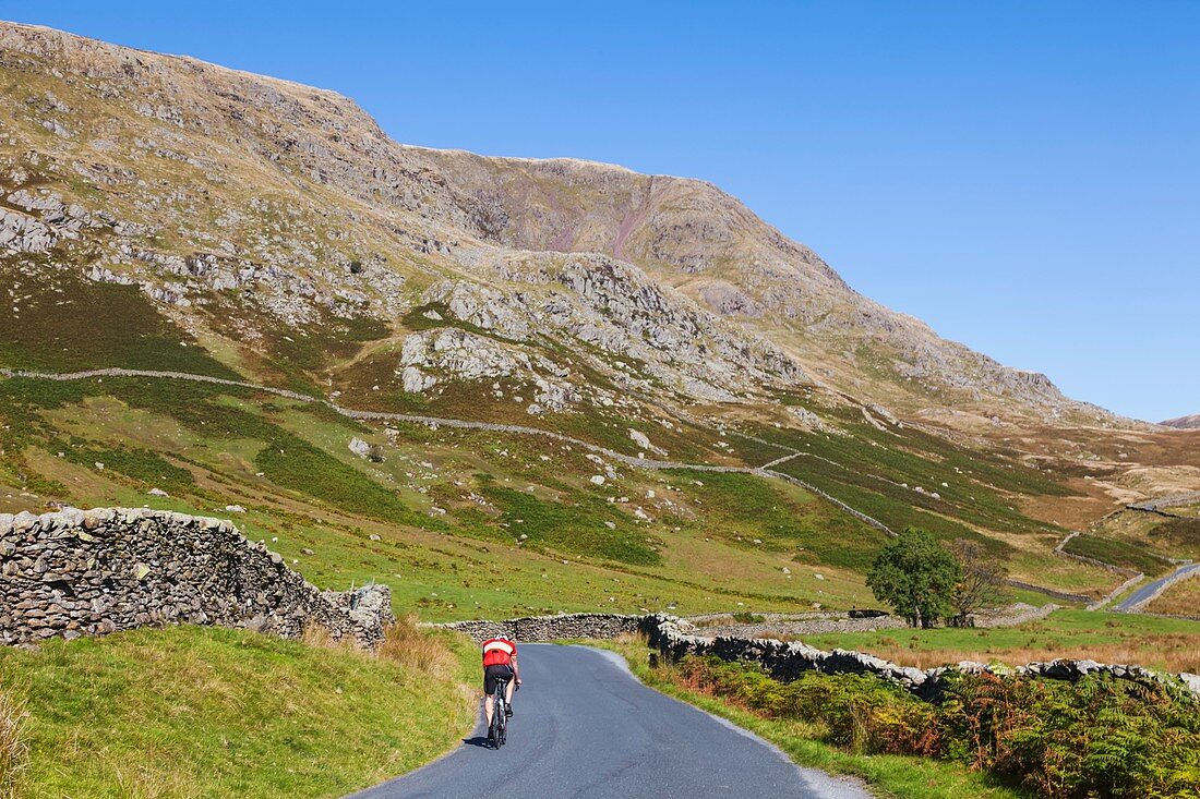 'England, Cumbria, Lake District, Kirkstone Pass, ''The Struggle'' Road to Ambleside'