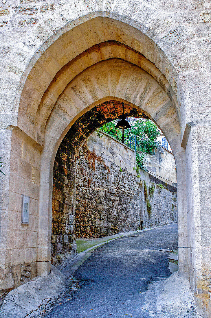 France, Gironde, Castillon-la-Bataille, the Iron Door