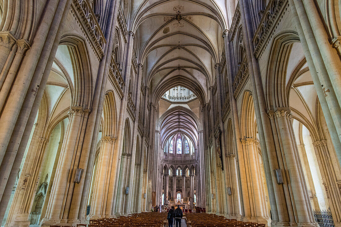 Normandy, Manche, Notre Dame de Coutances Cathedral ambulatory (Historical Monument)