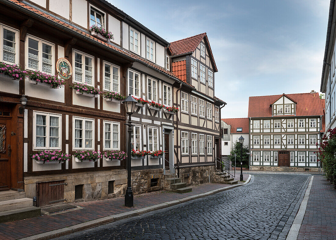 Fachwerkhäsuer, Altstadt von Hildesheim, Niedersachen, Deutschland