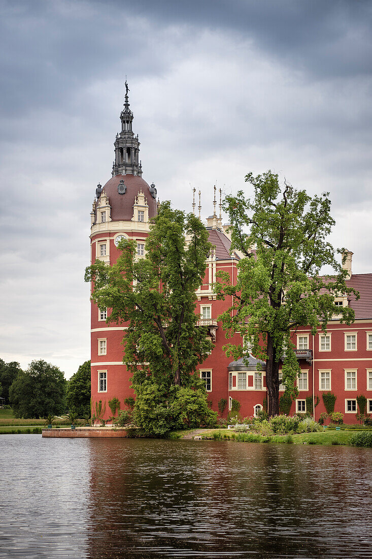 UNESCO Welterbe Muskauer Park - Fürst Pückler Park, Neues Schloss, Bad Muskau, Lausitz, Sachsen, Deutschland