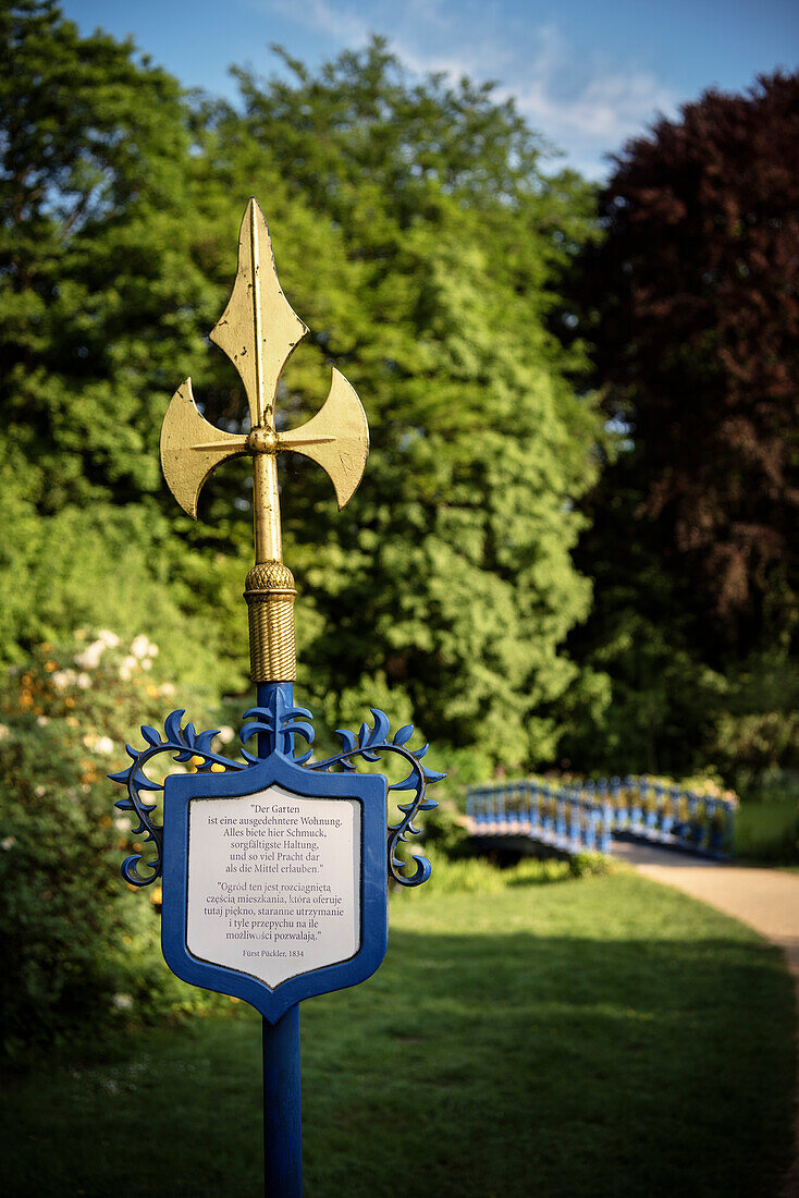 UNESCO World Heritage Muskau Gardens Prince Pueckler Park, Lausitz, Saxony, Germany