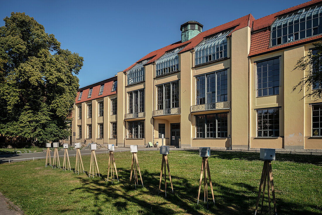 UNESCO Welterbe Bauhaus, Schulgebäude Weimar, Thüringen, Deutschland