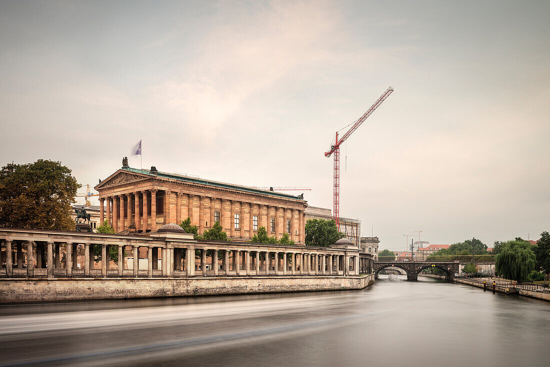 UNESCO World Heritage Berlin Museum Island, Old National Gallery, Spree River, Berlin, Germany