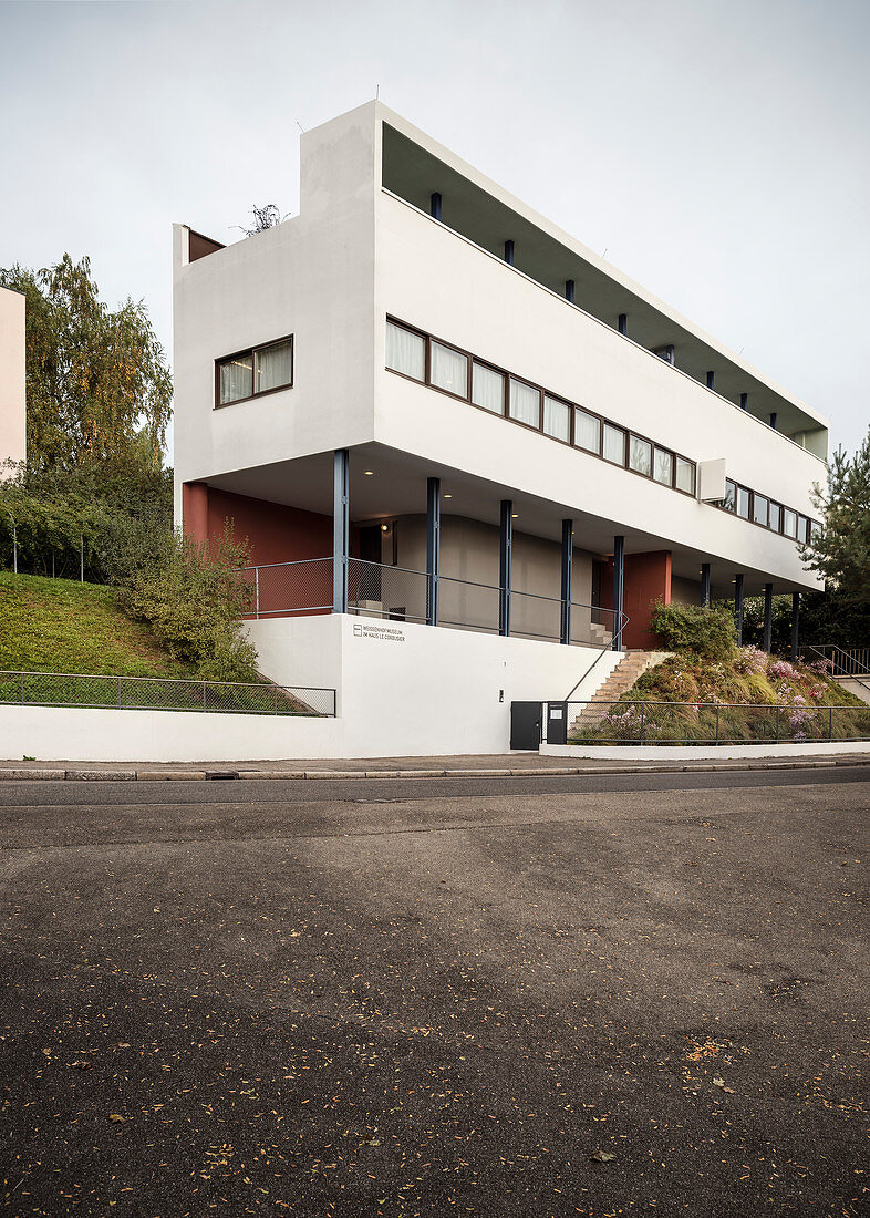 UNESCO World Heritage Le Corbusier House, Weissenhof Settlement, Stuttgart, Baden-Wuerttemberg, Germany