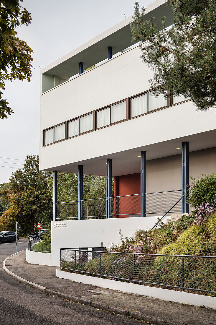 UNESCO Welterbe Le Corbusier Haus, Weißenhofsiedlung, Stuttgart, Baden-Württemberg, Deutschland