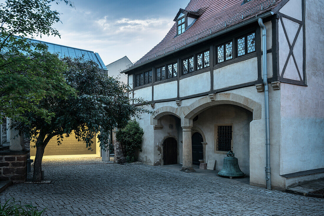 UNESCO Welterbe Lutherstädte, Geburtshaus des Reformators Martin Luther, Lutherstadt Eisleben, Sachsen-Anhalt, Deutschland