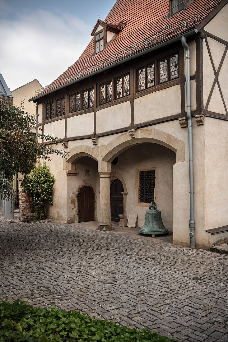 UNESCO World Heritage Martin Luther towns, house where reformer Martin Luther was born, Eisleben, Saxony-Anhalt, Germany