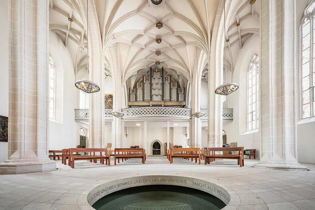 UNESCO Welterbe Lutherstädte, Taufkirche St Petri Pauli des Reformators Martin Luther, Lutherstadt Eisleben, Sachsen-Anhalt, Deutschland