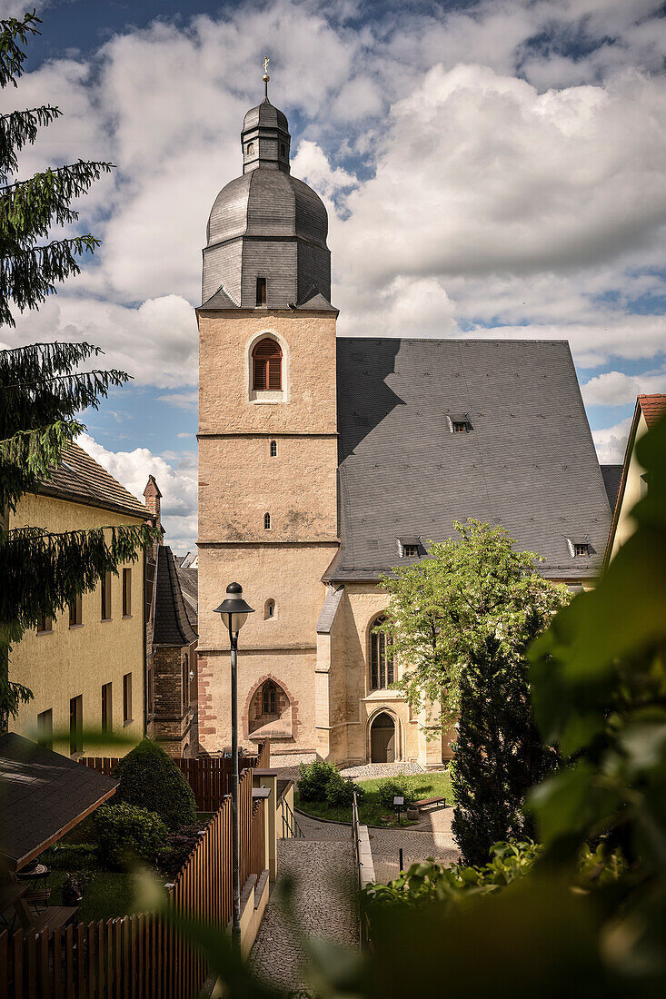 UNESCO Welterbe Lutherstädte, Taufkirche St Petri Pauli des Reformators Martin Luther, Lutherstadt Eisleben, Sachsen-Anhalt, Deutschland