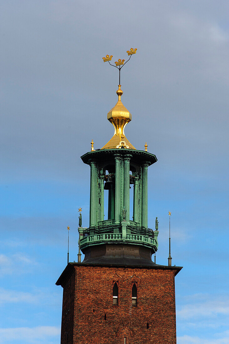 Town Hall Tower of Stadshuset Town Hall, Stockholm, Sweden