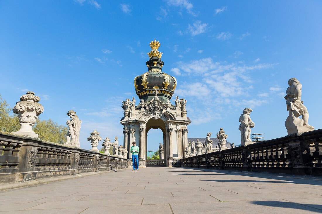 Zwinger Palace, MR, Dresden, Saxony, Germany, Europe