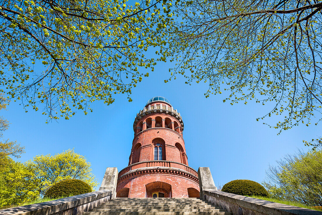 Ernst-Moritz-Arndt-Turm auf dem Rugard, Bergen, Rügen, Mecklenburg-Vorpommern, Deutschland