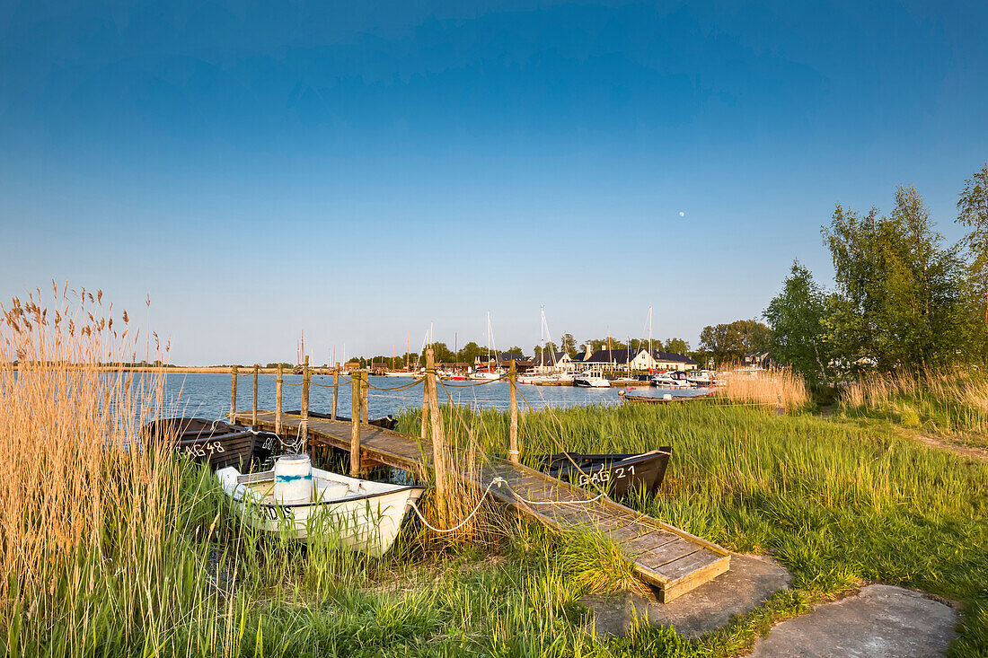 Hafen, Gager, Mönchgut, Rügen, Mecklenburg-Vorpommern, Deutschland